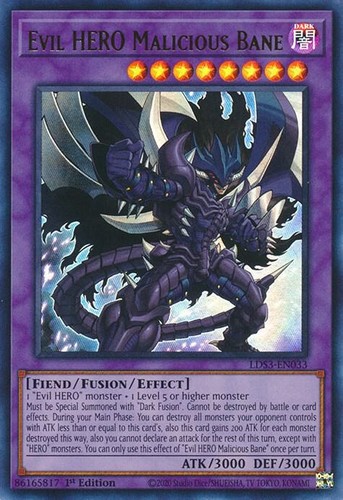 Yugioh evil hero malicious - 1x,